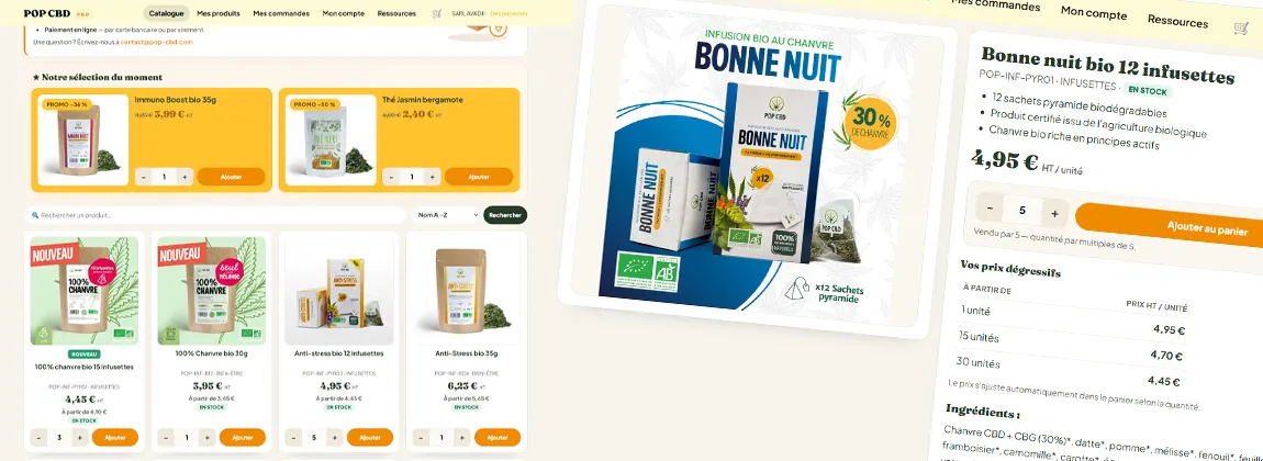 Nouveau portail de commande